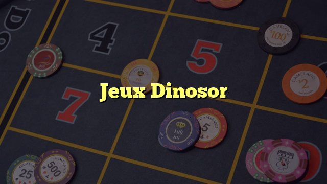 Jeux Dinosor