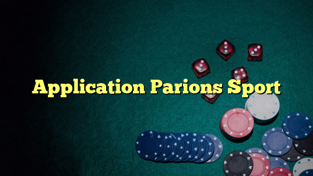 Application Parions Sport