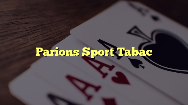 Parions Sport Tabac
