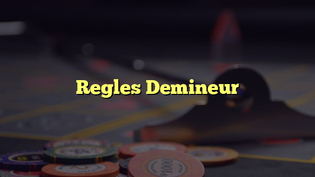 Regles Demineur