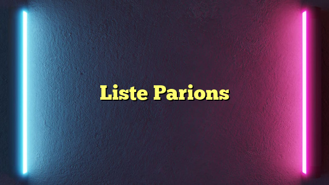 Liste Parions