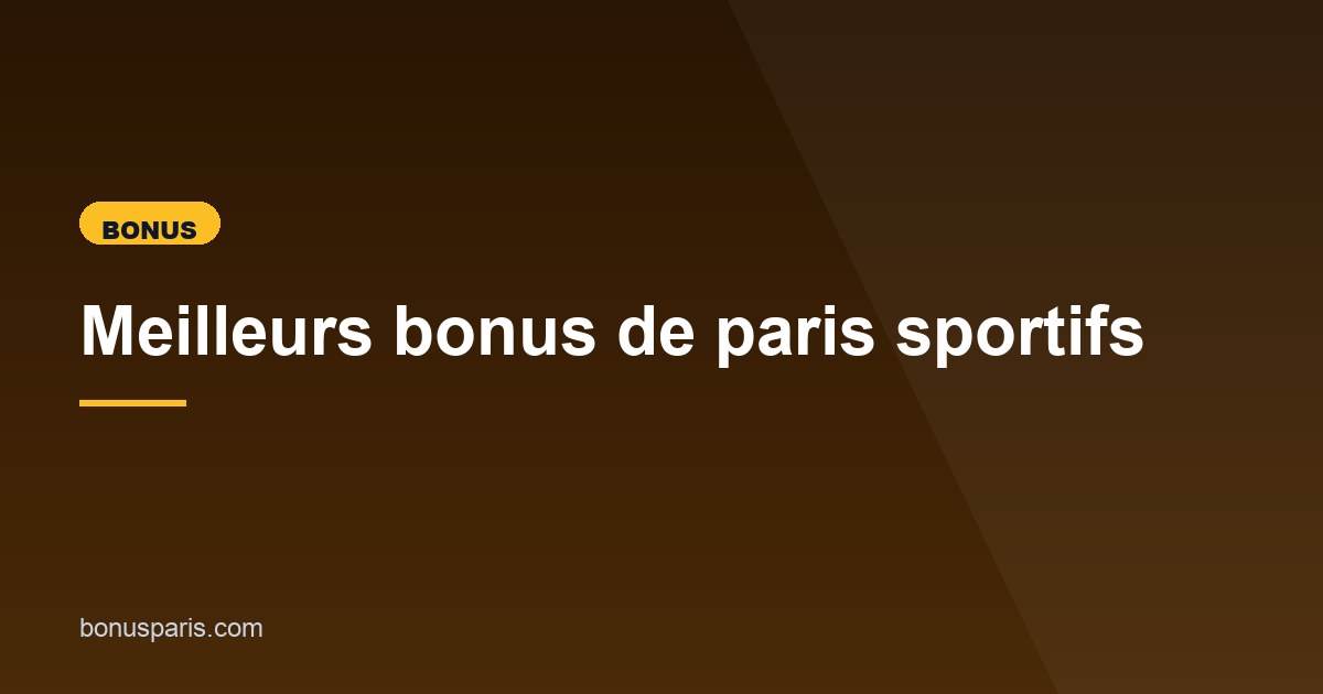 Illustration de l'article consacré aux meilleurs bonus